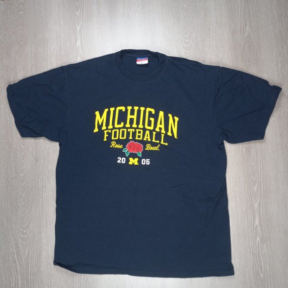 University of Michigan 2005 Rose Bowl T-shirt - Picture 1 of 10
